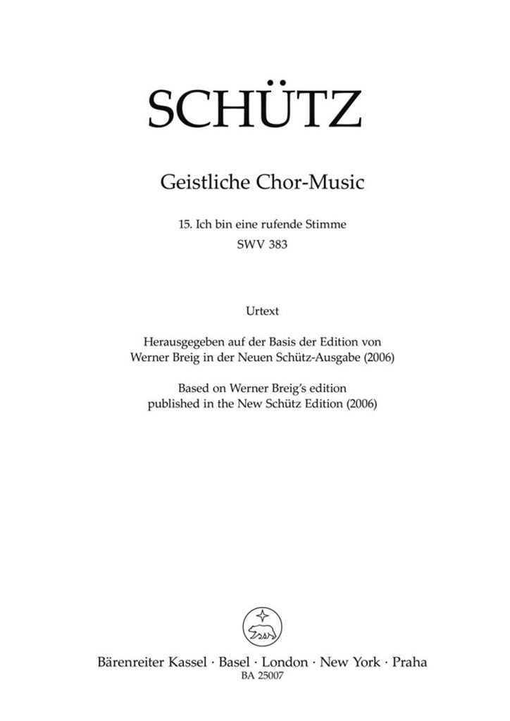 Ich bin eine rufende Stimme